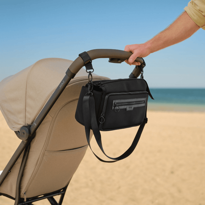 Multitasker Pram Caddy - Black Neoprene