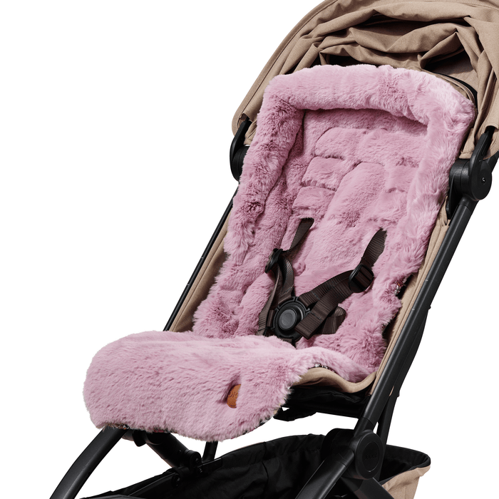 Reversible Pram Liner - Daisy/Faux Fur