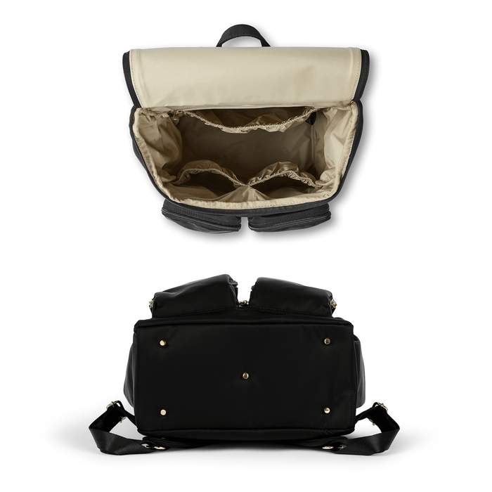 Signature Nappy Backpack - Black Nylon