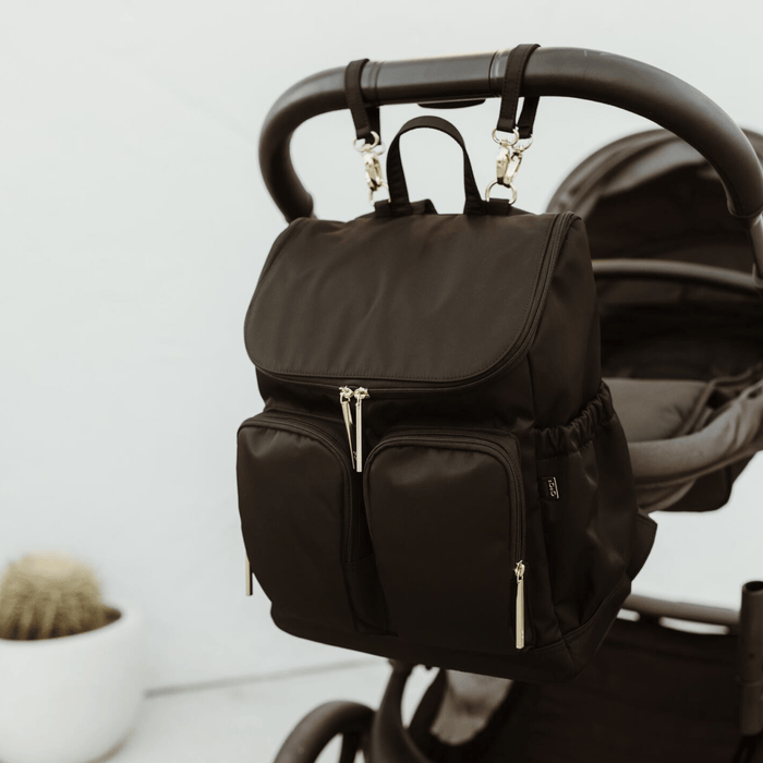 Signature Nappy Backpack - Black Nylon