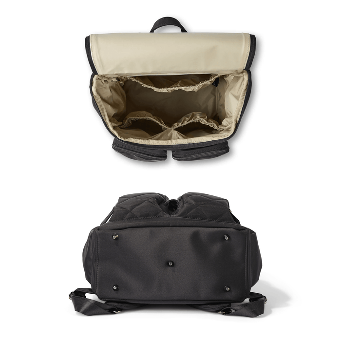 Signature Nappy Backpack - Black Diamond Quilt Nylon